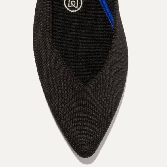 Rothy’s The Point Flat in Classic Black Solid Size 8.5 - Picture 12 of 16